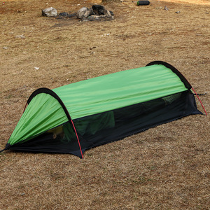 <span class=keywords><strong>Verde</strong></span> militar 270*140CM portátil ligero a prueba de sol columpio tienda colgante hamaca con mosquitera para senderismo al aire libre Camping - Product Image 5