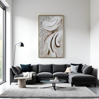 Peinture à l'huile sur toile abstraite de style moderne, thème nature morte, art mural de montagne, imperméable, écologique, décoration intérieure