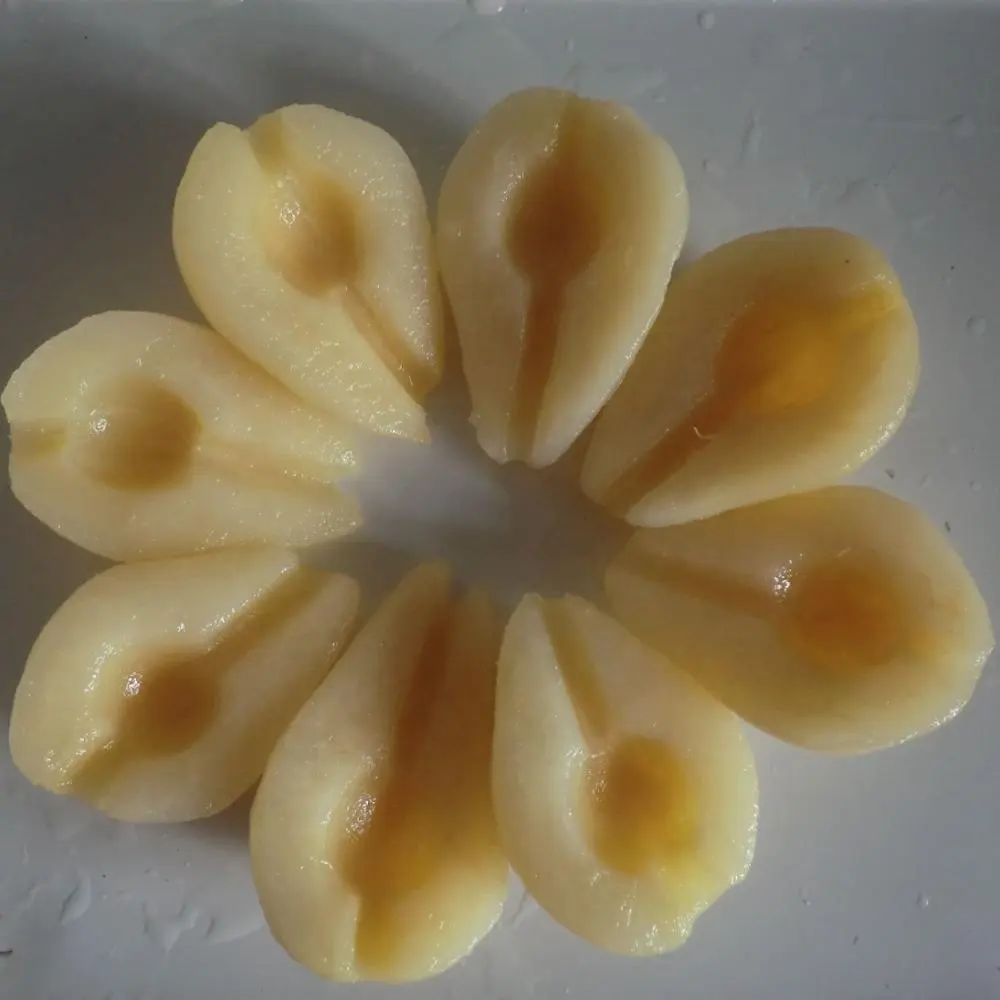 Cina canning Mikado di marca bartlett pera huangguan fetta di pera cubo dimezzare