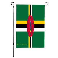 Drapeau de jardin patriotique de la Barbade, décoration de jardin résistante aux intempéries, résistante à la décoloration, imperméable, pour pelouse, cour, patio, porche, toutes saisons