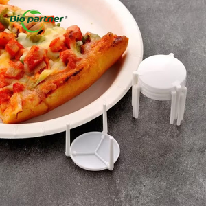 Soporte de Pizza de Plástico PP de Grado Alimenticio al por Mayor, Separador de Pizza Blanco, Soporte Trípode para Caja de Pizza - Product Image 1