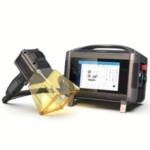 MAX 섬유 휴대용 레이저 마킹 기계 100*100mm 렌즈 새로운 조건 클래스 <span class=keywords><strong>4</strong></span> 배터리 지원 DXF PLT BMP 그래픽 형식 - Product Image 1