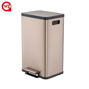 Thùng rác tái chế hình vuông dung tích lớn trong nhà có nắp đậy - Product Image 4