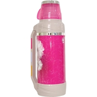 Termo de Vacío de 2.0L con Diseño Floral, Termo de Plástico Aislado para Bebidas y Alimentos, Portátil, Tamaño Pequeño, Esencial para el Regreso a Clases
