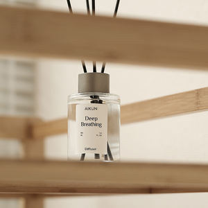 Diffuseur de parfum AIKUN 100 ml, coffret cadeau exquis, personnalisé, sans BPA, aromathérapie douce, bouteille <span class=keywords><strong>en</strong></span> verre, diffuseur à bâtonnets, ambiance romantique de mariage - Product Image 3