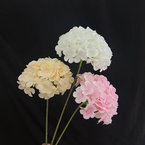 Flor de Hortensia Artificial de Seda Junheyuan, Rama Individual, Decoración para Bodas, Arreglo para Pasillo - Product Image 3