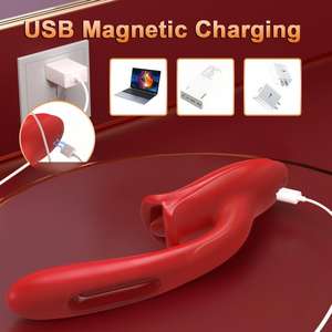 Jouet sexuel oral 3 en 1 pour adultes, stimulation du point G, vibration, rechargeable, longue pénétration, vibromasseur, jouets pour adultes - Product Image 5