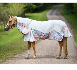 Tapis d'été pour chevaux essentiels Feuilles légères et durables qui permettent la circulation de l'air et empêchent la surchauffe - Product Image 3