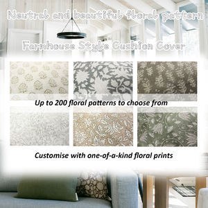 Blocco a mano <span class=keywords><strong>stampa</strong></span> <span class=keywords><strong>su</strong></span> Poly floreale in marrone chiaro <span class=keywords><strong>su</strong></span> lino naturale federa federa <span class=keywords><strong>cuscino</strong></span> Boho - Product Image 3