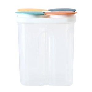Hot Sell Colorful Lid Transparent Airtight <b>Plastic</b> Kitchen Food Storage <b>Containers</b> 24-Piece Set - Product Image 6