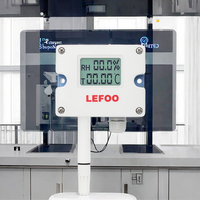 Contrôleur de température mural en acier inoxydable LEFOO OEM/ODM avec écran LCD, communication par port série IP56 pour l'humidité