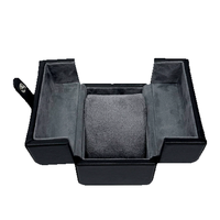 Étui de rangement pour montres en cuir PU premium et velours avec logo personnalisé, design multi-emplacements pour l'affichage et le rangement de montres et bracelets