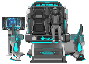 360 vr trong nhà máy trò chơi <span class=keywords><strong>2</strong></span> chỗ roller coaster 9D <span class=keywords><strong>AR</strong></span>/VR/MR giải trí kim loại và thép xây dựng cho trung tâm mua sắm - Product Image 2