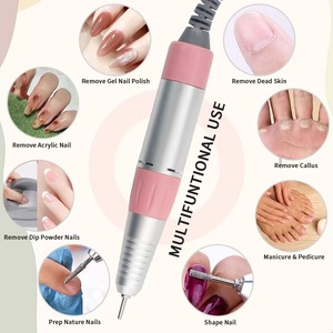 Perceuse à ongles professionnelle sans fil manucure pédicure 30000 tr/min <span class=keywords><strong>ponceuse</strong></span> à lime électrique avec moteur sans balais matière plastique - Product Image 6