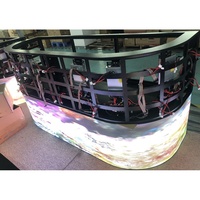 Yaratıcılık esnek Led ekran yüksek parlaklık P1.25 P1.56 pp2 P2 P2.5 P3 esnek Led Panel Mini