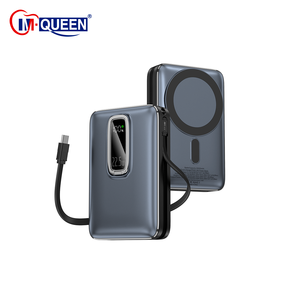 OEM/ODM PD 22.5W 20000mAh Portable Magnetic Power Bank Fast Charging Wireless Charger With Holder and <b>Cable</b> for Mobile Phone - Product Image 1