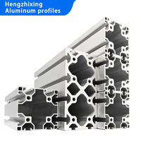 Profils d'extrusion en aluminium carré européen anodisé 6063 8080 à rainure en T, découpe pour machine-outil CNC industrielle, cadre de table de travail