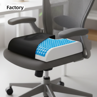 Échantillon de soutien, vente en gros, coussin de siège en mousse à mémoire de forme améliorée avec gel anti-pression, personnalisé, nouveau design