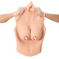 Prothèses mammaires en silicone pour travestis, demi-corps, bonnets B C D, énormes, sexy, faux gros seins, poitrine en silicone, gros seins, faux seins pour travestis