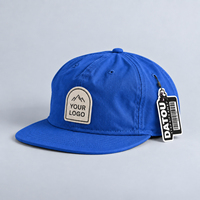 Casquette de baseball personnalisée Couronne d'épines avec logo brodé, sportive, respirante, imperméable, pour sports de plein air, effet vieilli, non structurée