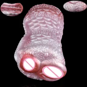 Yocy 14.7*7.2cm đôi lỗ thực tế động vật chặt chẽ âm hộ hậu môn người lớn masturbator công cụ quan hệ tình dục cho nam niềm vui