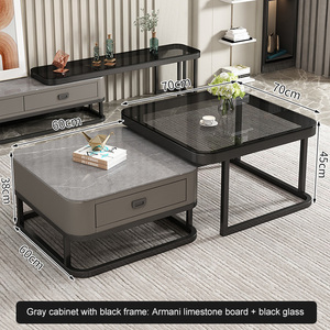 China Rectangular Rectangle Modern Tea Set Living Room Furniture <strong>Glass</strong> <strong>Coffee</strong> <strong>Table</strong> - Product Image 6