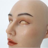 Masque en silicone transgenre personnalisé, masque réaliste pour le visage, peau réelle avec maquillage de beauté, masque de fête d'Halloween, cosplay TS