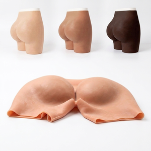 Nouveau Pantalon en Silicone <span class=keywords><strong>Culotte</strong></span> Entrejambe Ouvert Remonte-Fesses 1.2/1.4/2/3cm Gainant Ventre Plat Faux Fessiers Short pour Cosplay - Product Image 6