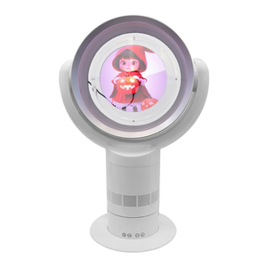 Bán buôn CE CB ETL SAA phê duyệt vòng hình dạng thiên nhiên gió 10 tốc độ quạt làm mát không khí điều khiển từ xa cánh quạt bảng - Product Image 4