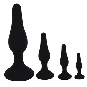 <span class=keywords><strong>Hot</strong></span> Selling Slanke Anal Plug 4 Verschillende Grootte Keuze Siliconen Anale Plug Prostaat <span class=keywords><strong>Massage</strong></span> Stimulator Anale Seksspeeltje Voor Mannen En Vrouwen - Product Image 3