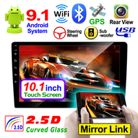 Autoradio Android CARQSENG avec écran tactile de 10,1 pouces, GPS intégré, TV, montage sur tableau de bord, garantie d'un an