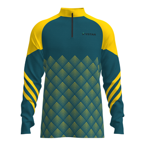 Ystar unisex फ़ुटबॉल पहनने कस्टम लोगो प्रिंट nca जर्सी डिजिटल प्रिंट 100% पॉलिएस्टर वी-गर्दन फुटबॉल प्रशिक्षण टीम स्वचालित - Product Image 1