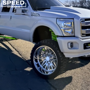 Rines de 28 Pulgadas 22x12 26x14 28x14 6x5.5 6x139.7, Rines Profundos de <span class=keywords><strong>6</strong></span> Birlos para Chevy Silverado 1500, Rines Forjados Pulidos, Cromados Personalizados - Product Image 2