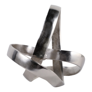 Scultura moderna in alluminio a forma di nodo, ornamento decorativo per casa, ufficio, bagno, soggiorno. - Product Image 5