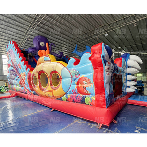 Tobogán Acuático Inflable Grande con Castillo Hinchable para Niños, Parque Acuático Inflable - Product Image 4