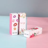 Caja de lápiz labial personalizada profesional Laminación mate Estilo moderno UV para lápiz labial Pestañas Aceite esencial Crema facial por encargo