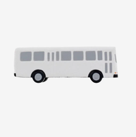 Pelota Antiestrés de Espuma PU con Forma de Autobús Metropolitano, Logotipo Personalizado, Juguete Promocional para Aliviar el Estrés, Regalo para Publicidad de Transporte