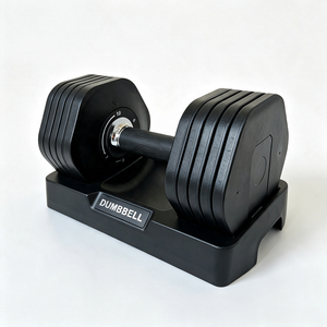 Haltère rotatif réglable à une main avec plaques de poids de <span class=keywords><strong>2</strong></span> à 10 kg à 5 vitesses, haltère à réglage rapide pour la maison - Product Image 1