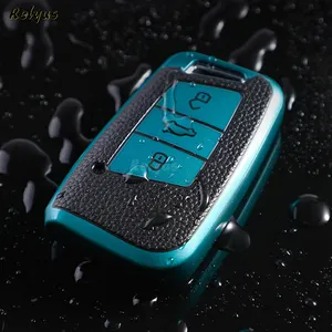 Funda de TPU para mando a distancia de coche, nuevo diseño, para VW Volkswagen Golf 7 MK7 Tiguan MK2, Seat Ateca Leon <span class=keywords><strong>FR</strong></span> 2 <span class=keywords><strong>Ibiza</strong></span>, accesorio para coche - Product Image 5