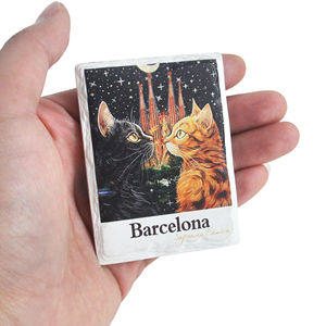 Imán de Refrigerador 3D de Cerámica con Diseño Arquitectónico de la Sagrada Familia de <span class=keywords><strong>Barcelona</strong></span> Pintado a Mano, Recuerdo Turístico - Product Image 6