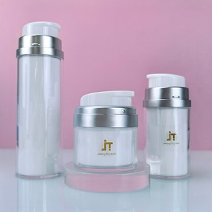 EN STOCK Envase de Crema Acrílico con Bomba Airless para Cosméticos y Cuidado de la Piel, de Lujo, Plateado, Blanco, Negro, Transparente, de 15ml, 30ml, 50ml, 100ml - Product Image 5