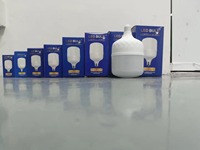 Lámpara LED en Forma de T, Base E27 B22, Iluminación de 5W 10W 15W 20W 30W 40W 50W 60W 80W, Bombilla LED