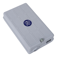 Panel Patch Serat Optik 12/24C ST-F317 Bahan ABS Rak Mount Kapasitas Tinggi 1in 12out Adaptor LC/SC 205x115x44mm 0.28kg