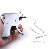 Ouvre-porte en acier inoxydable, outil de serrurier, Kit d'outils de réparation de cadenas manuel robuste, pistolet de ramassage de verrouillage