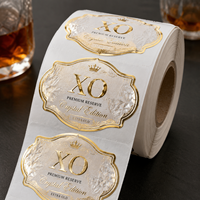 Etiquetas Adhesivas Personalizadas Holográficas Resistentes al Aceite, Protegidas Contra Rayos UV, Frágiles, Resistentes a la Intemperie, Material de PVC