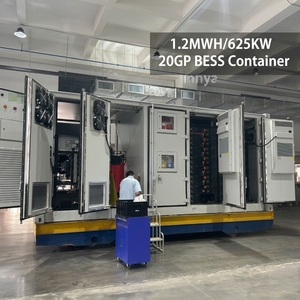 SCU Grid Tied Peaking Shaving 1.2MWh 625KW Industrial Battery BESS Container Solar Battery <b>Energy</b> <b>Storage</b> <b>System</b> - Product Image 1