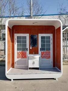 Unidad modular <span class=keywords><strong>de</strong></span> inodoro contenedor <span class=keywords><strong>con</strong></span> opción <span class=keywords><strong>de</strong></span> tanque séptico: baño movible <span class=keywords><strong>de</strong></span> alta calidad para sitio <span class=keywords><strong>de</strong></span> construcción Canadá - Product Image 2