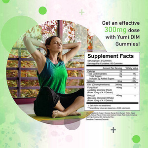 Complément alimentaire pour soulager la ménopause, gommes DIM avec extrait de Dong <span class=keywords><strong>Quai</strong></span> et de brocoli, gommes contre l'acné - Product Image 4
