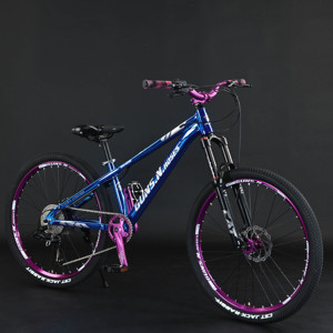 Vélo de montagne tout-terrain 26 pouces, cadre en alliage durable, changement de vitesse fluide et système de frein à disque - Product Image 6