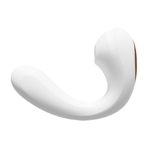 Vibrador Luna Creciente Blanco ABS Mini con Control Programable para Estimulación Adulta - Product Image 1